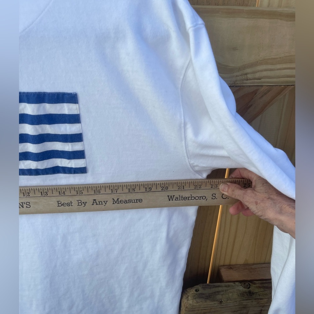 Vintage Ensign Sport Flag Pullover Men’s L White 100% Cotton nautical cool
24 - Picture 7 of 8